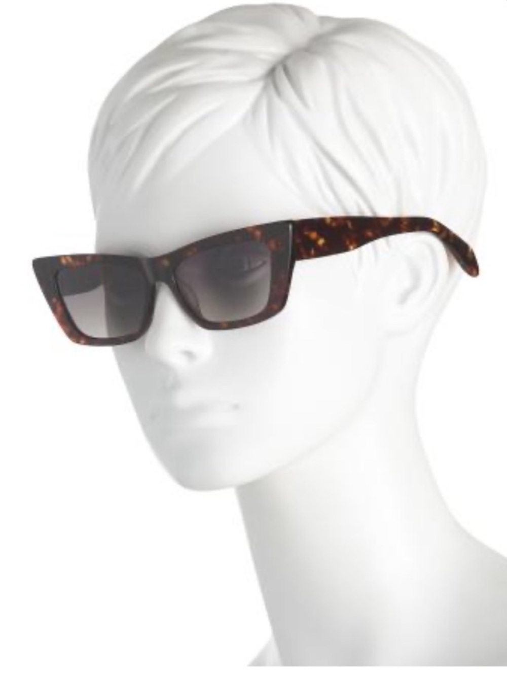 rag & bone Tortoiseshell Cat-Eye Sunglasses with Black Case - Picture 2 of 9